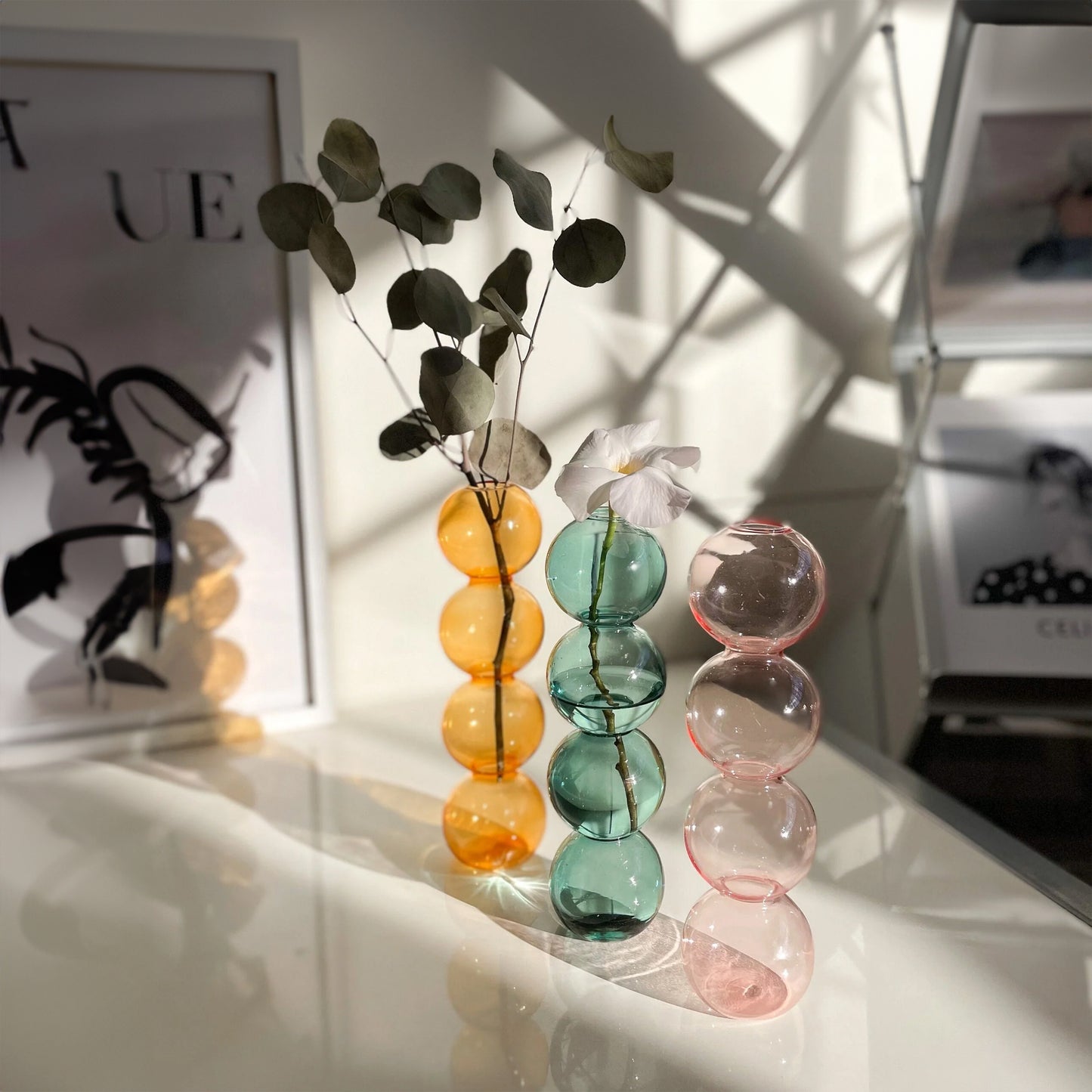 Glass Bubble Vase