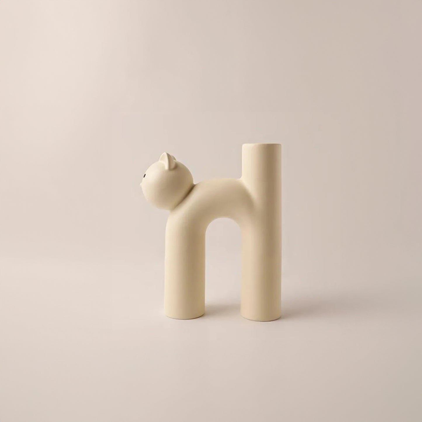 Ceramic Cat Vase